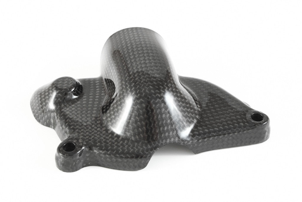 MOTOCORSE - CARBON FIBER WATERPUMP PROTECTION GUARD FOR 4v DUCATI'S