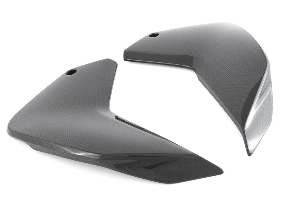 MOTOCORSE - CARBON FIBER FAIRING SIDE PANELS - SET FOR DUCATI MULTISTRADA 1200 2010-14
