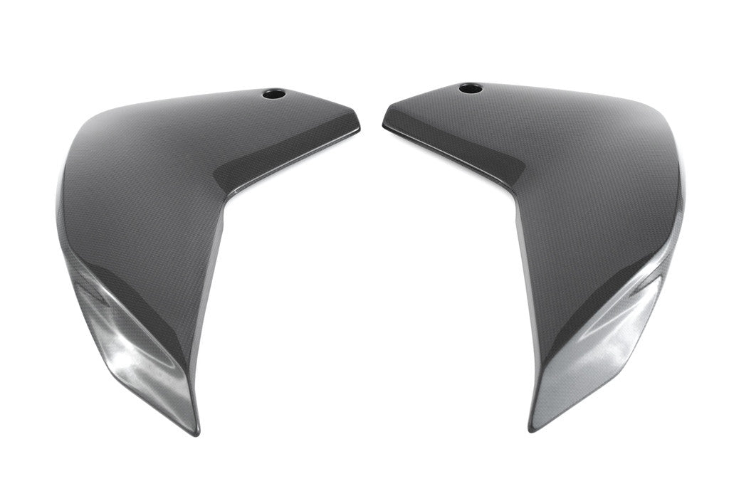 MOTOCORSE - CARBON FIBER FAIRING SIDE PANELS - SET FOR DUCATI MULTISTRADA 1200 2010-14