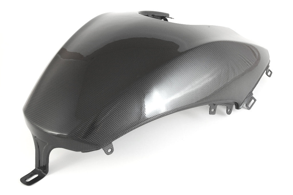 MOTOCORSE - CARBON FIBER FUEL TANK COVER FOR DUCATI DIAVEL 2010-16