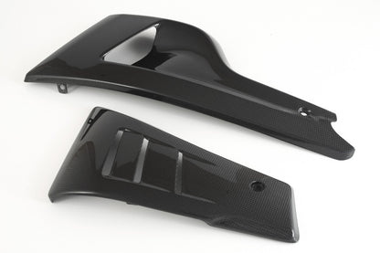MOTOCORSE - CARBON FIBER BELLY COVERS SET FOR DUCATI DIAVEL 2010-16