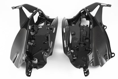 MOTOCORSE - CARBON FIBER ELECTRONICS HOLDER - SET FOR DUCATI 1299 / 1199 / 959 / 899 PANIGALE