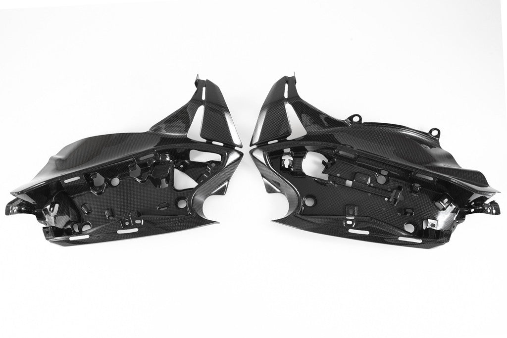 MOTOCORSE - CARBON FIBER ELECTRONICS HOLDER - SET FOR DUCATI 1299 / 1199 / 959 / 899 PANIGALE