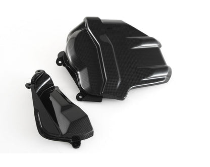 Motocorse - Ducati Panigale / Streetfighter V4 / S / R / Speciale Carbon Fiber Vertical Cylinder Cover Kit (2 pieces)