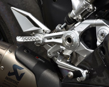 Motocorse Billet Aluminium Rearsets with Titanium Hardware for the Ducati Panigale V4 / S / R