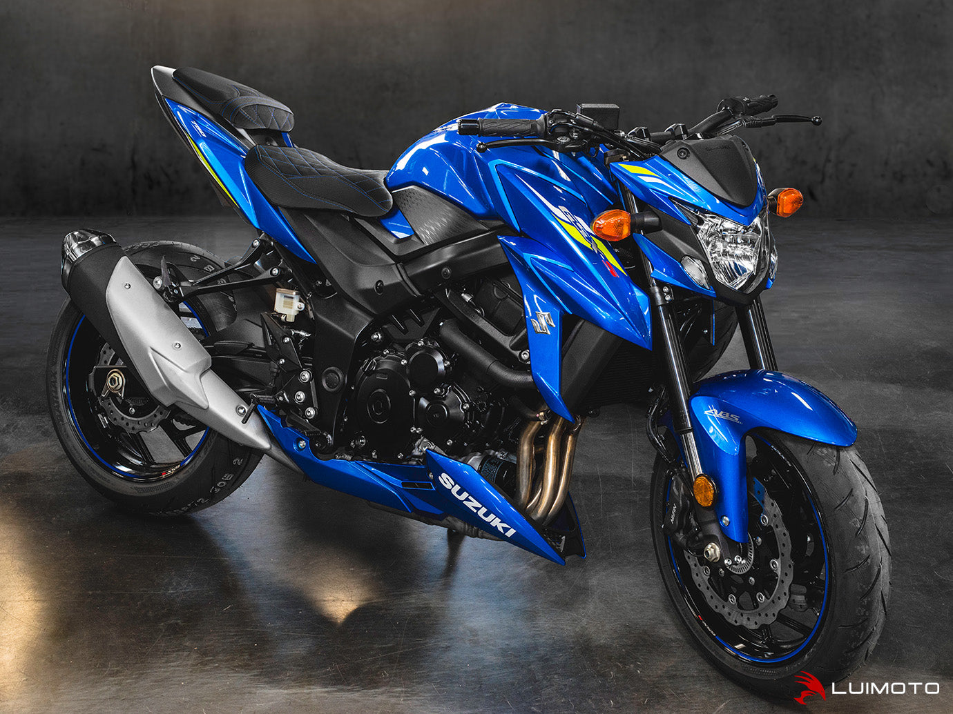 LUIMOTO (Diamond) Passenger Seat Cover for the SUZUKI GSX-S750 (2017+)