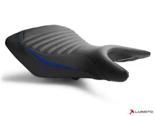 LUIMOTO RACE Rider Seat Covers for the YAMAHA YZF-R3 (2015+), YZF-R25 (2015+), and MT-03 (2020+)