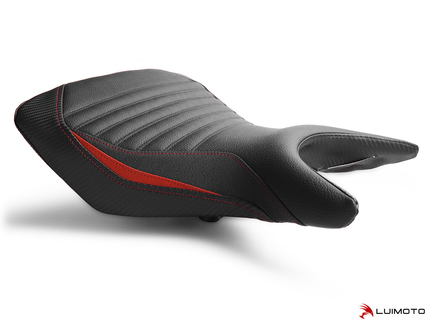LUIMOTO RACE Rider Seat Covers for the YAMAHA YZF-R3 (2015+), YZF-R25 (2015+), and MT-03 (2020+)