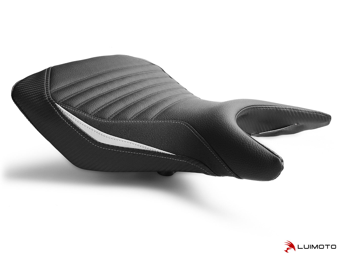 LUIMOTO RACE Rider Seat Covers for the YAMAHA YZF-R3 (2015+), YZF-R25 (2015+), and MT-03 (2020+)