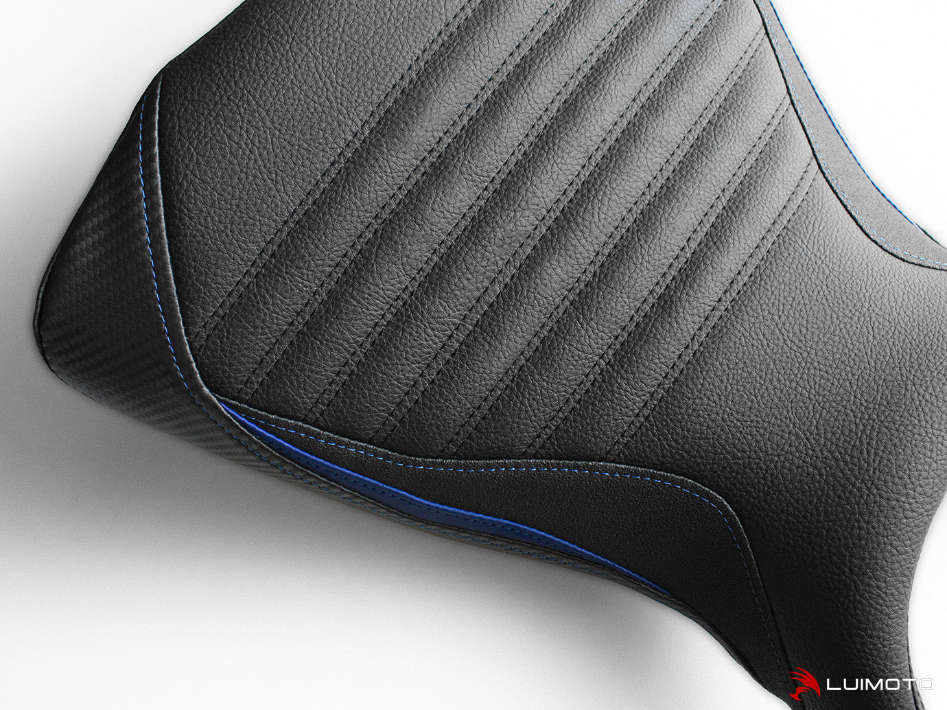 LUIMOTO RACE Rider Seat Covers for the YAMAHA YZF-R3 (2015+), YZF-R25 (2015+), and MT-03 (2020+)