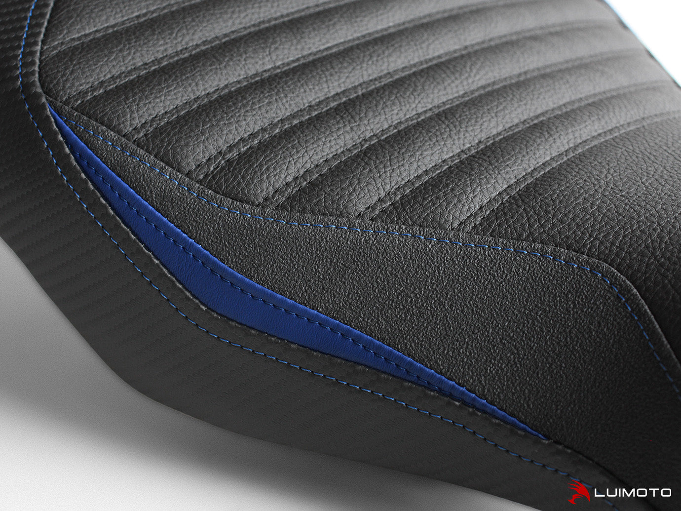 LUIMOTO RACE Rider Seat Covers for the YAMAHA YZF-R3 (2015+), YZF-R25 (2015+), and MT-03 (2020+)