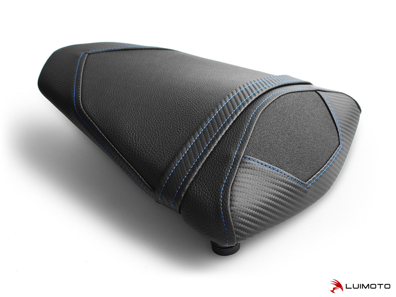 LUIMOTO RACE Passenger Seat Covers for the YAMAHA YZF-R3 (2015+), YZF-R25 (2015+), and MT-03 (2020+)