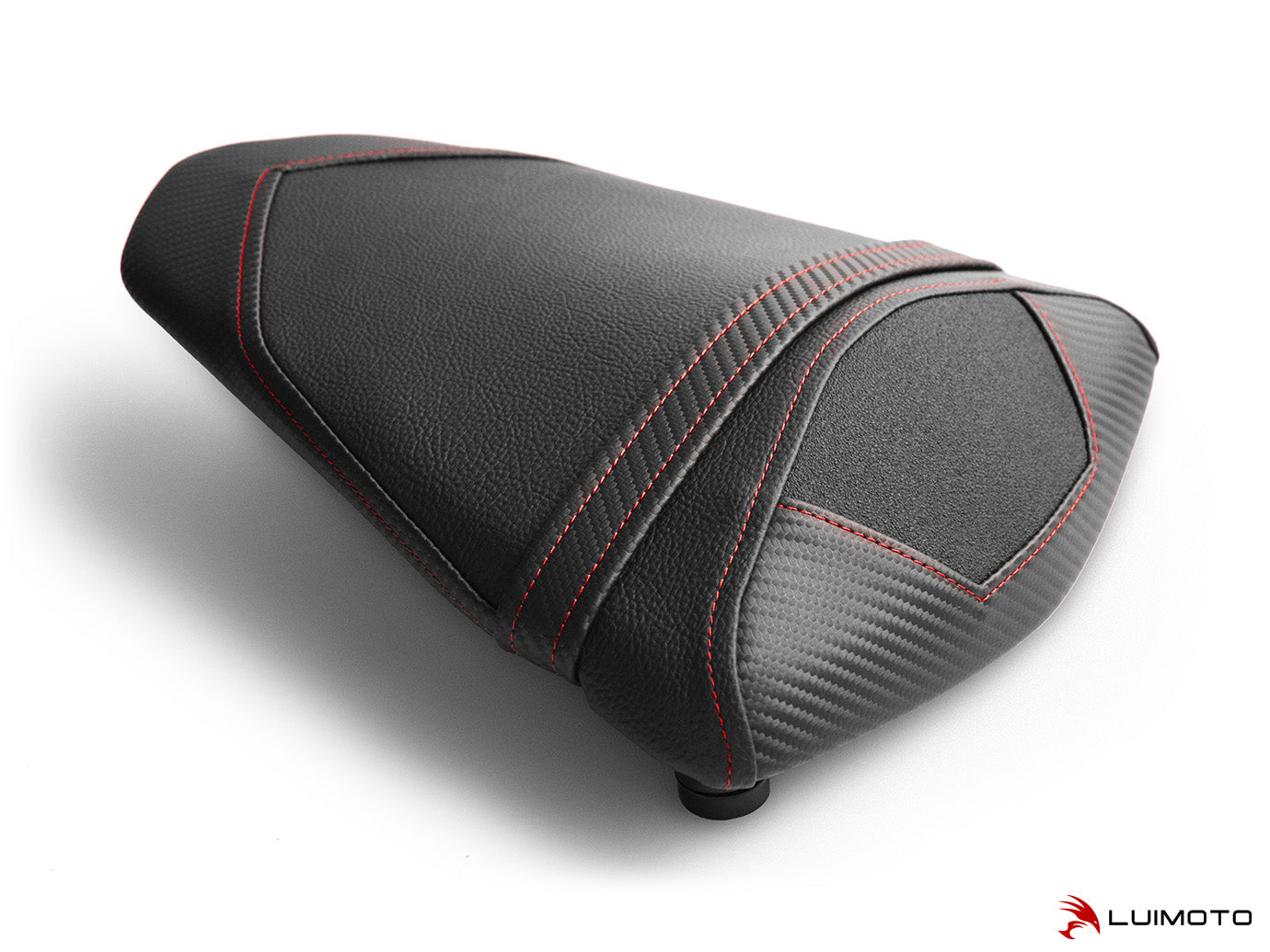 LUIMOTO RACE Passenger Seat Covers for the YAMAHA YZF-R3 (2015+), YZF-R25 (2015+), and MT-03 (2020+)