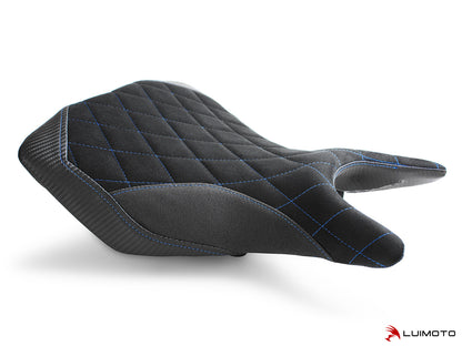 LUIMOTO DIAMOND Rider Seat Covers for the YAMAHA YZF R3 (2015+) & YZF-R25 (2015+)