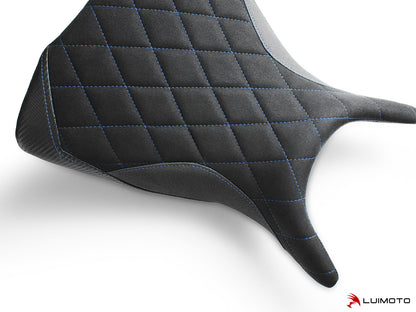 LUIMOTO DIAMOND Rider Seat Covers for the YAMAHA YZF R3 (2015+) & YZF-R25 (2015+)
