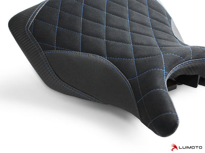 LUIMOTO DIAMOND Rider Seat Covers for the YAMAHA YZF R3 (2015+) & YZF-R25 (2015+)
