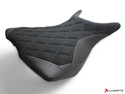 LUIMOTO DIAMOND Rider Seat Covers for the YAMAHA YZF R3 (2015+) & YZF-R25 (2015+)