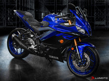 LUIMOTO DIAMOND Passenger Seat Covers for the YAMAHA YZF R3 (2015+) & YZF-R25 (2015+)