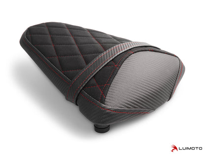 LUIMOTO DIAMOND Passenger Seat Covers for the YAMAHA YZF R3 (2015+) & YZF-R25 (2015+)