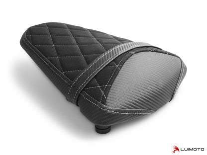 LUIMOTO DIAMOND Passenger Seat Covers for the YAMAHA YZF R3 (2015+) & YZF-R25 (2015+)