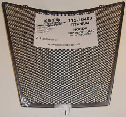 Cox Racing Radiator Guards for the Honda CBR1000RR SP (SP2 / SP3) (17-20)