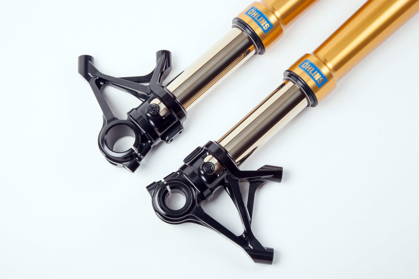 Motocorse Custom Ohlins R&T Forks with SBK Lowers and Billet Triple Clamp for MV Agusta Brutale 675 / 800 (up to 2016), & Dragster (up to 2017) / RVS #1