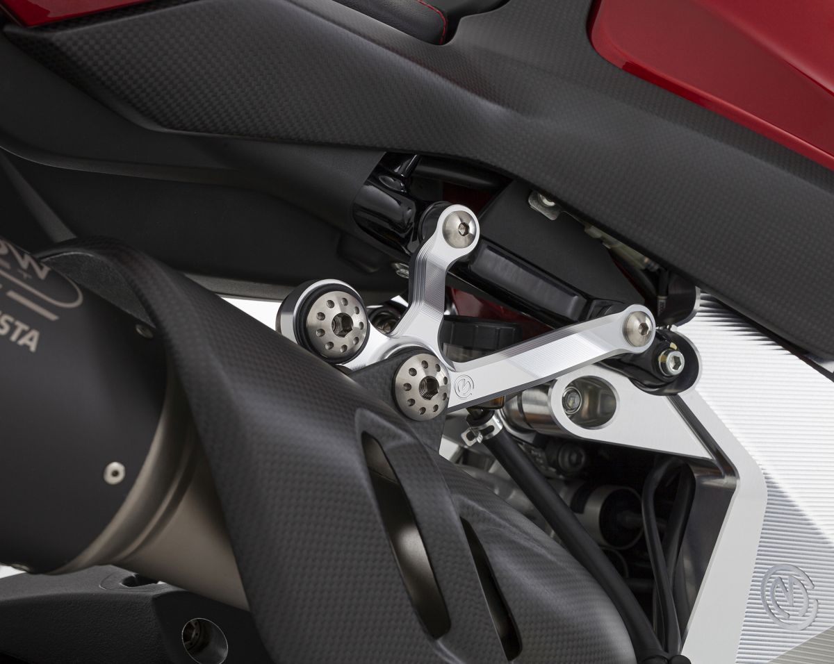 Motocorse Billet Muffler Exhaust Support For MV Agusta Brutale / Rush 1000 for ARROW / SC Project / MV Racing Exhaust