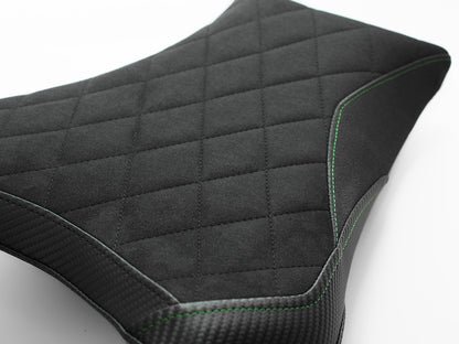 LUIMOTO DIAMOND Rider Seat Cover for the KAWASAKI ZX-6R 636 (2019+)