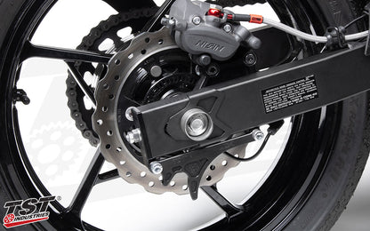 TST Industries Captive Chain Adjuster & GP Lifter System for Kawasaki Ninja 400 / 500 and Z400