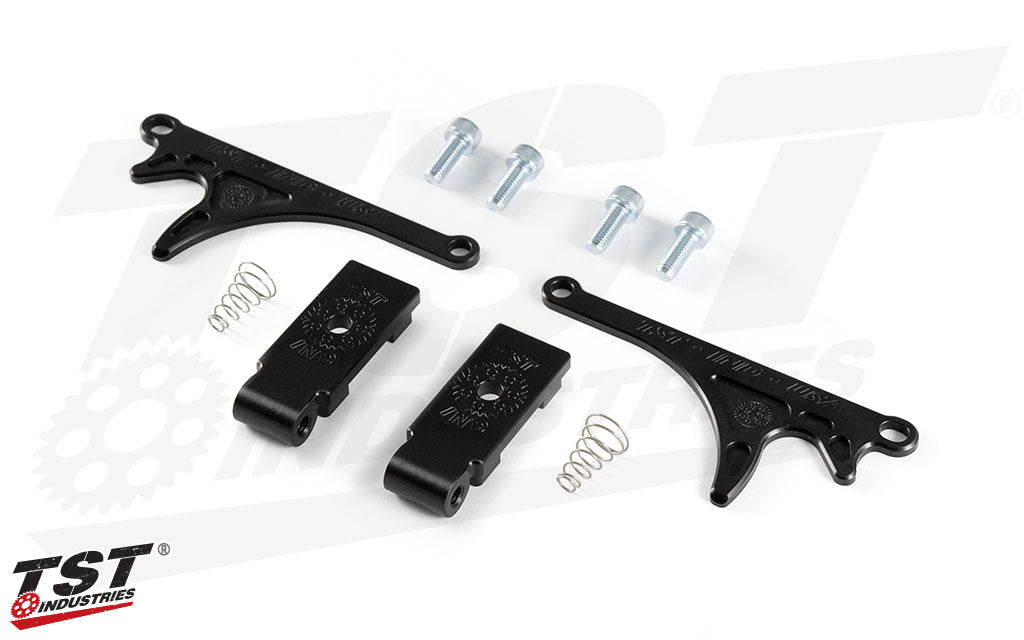 TST Industries Captive Chain Adjuster & GP Lifter System for Kawasaki Ninja 400 / 500 and Z400