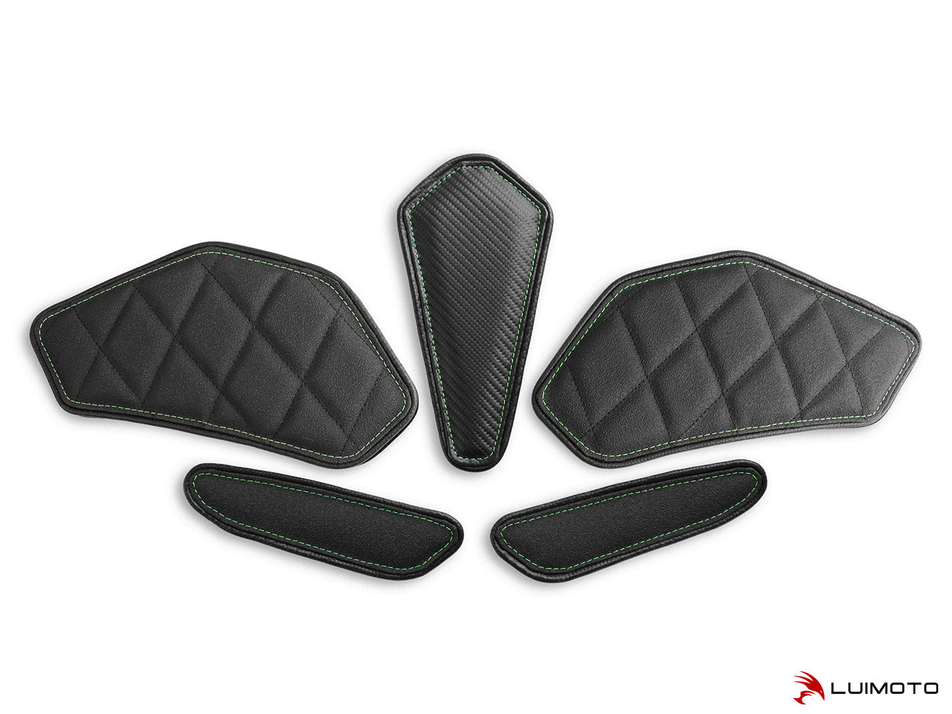 LUIMOTO TANK LEAF DIAMOND Tank Pads for the Kawasaki ZX-6R 636 (2009+)