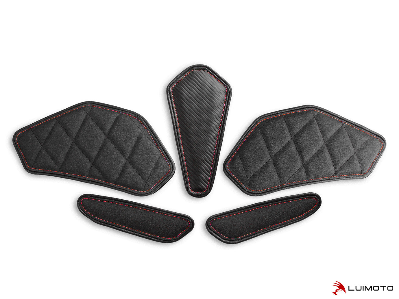 LUIMOTO TANK LEAF DIAMOND Tank Pads for the Kawasaki ZX-6R 636 (2009+)