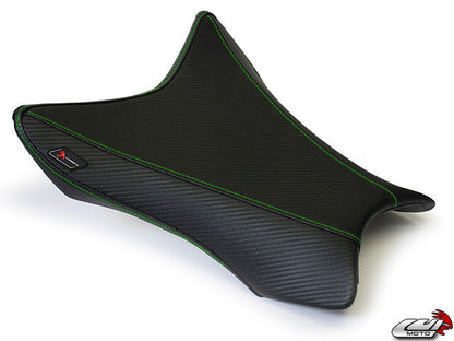 LUIMOTO (Baseline) Rider Seat Covers for the KAWASAKI ZX-10R (11-15)