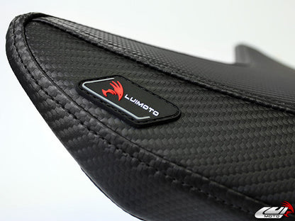 LUIMOTO (Baseline) Rider Seat Covers for the KAWASAKI ZX-10R (11-15)