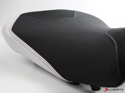 LUIMOTO (Sport) M SPORT Rider Seat Cover for the BMW S1000RR (2020+)