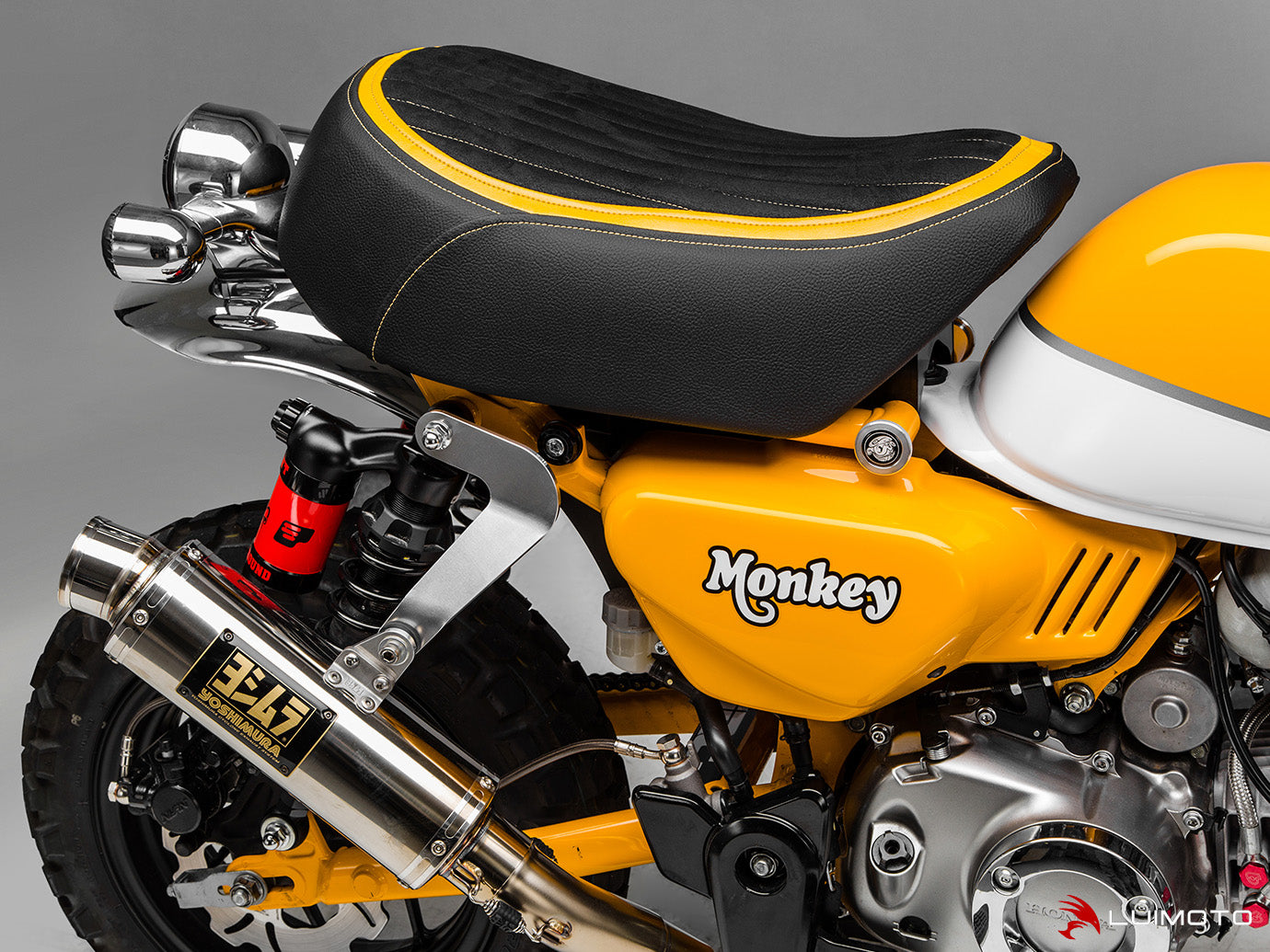 LUIMOTO Classic Sport Rider Seat Covers for the HONDA MONKEY (2018+)