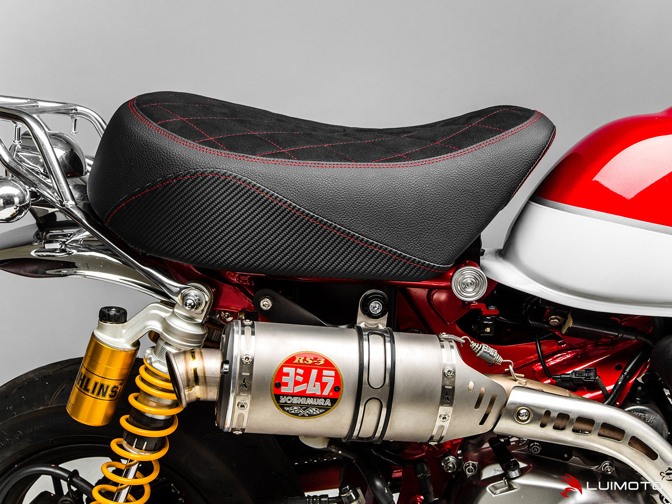 LUIMOTO Diamond Rider Seat Covers for the HONDA MONKEY (2018+)