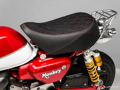 LUIMOTO Diamond Rider Seat Covers for the HONDA MONKEY (2018+)