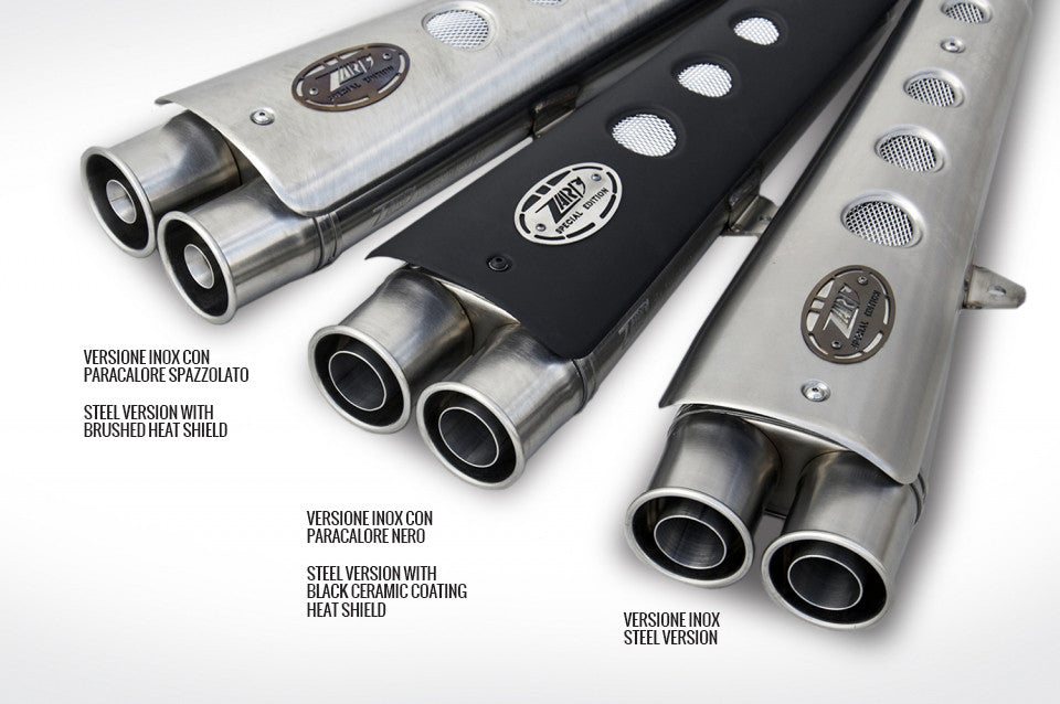 ZARD Special Edition 2-1 SHORT Full Exhaust for Triumph Scrambler