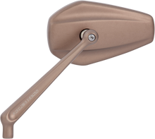 ARLEN NESS Mirror - Mini Stocker - Side View - Oval - Titanium - Left 13-168