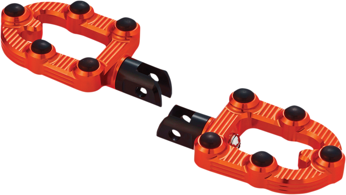 ARLEN NESS MX Foot Pegs - Driver/Passenger - Orange 07-969