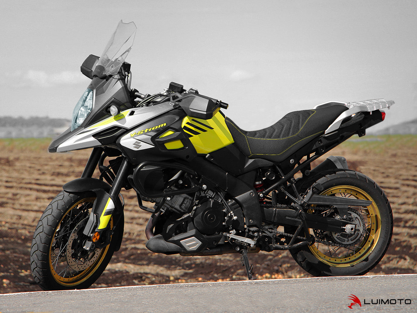 LUIMOTO S-TOURING Rider Seat Cover for the SUZUKI V-STROM 1000 (2014+)