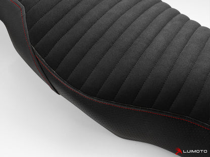 LUIMOTO (Classic) Seat Cover for the INDIAN FTR 1200 (2019+) OE Standard seat
