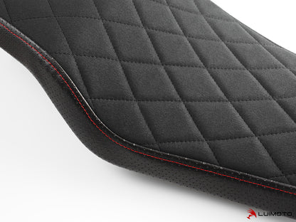 LUIMOTO (Diamond) Seat Cover for the INDIAN FTR 1200 (2019+) - FOR TRACKER SEAT
