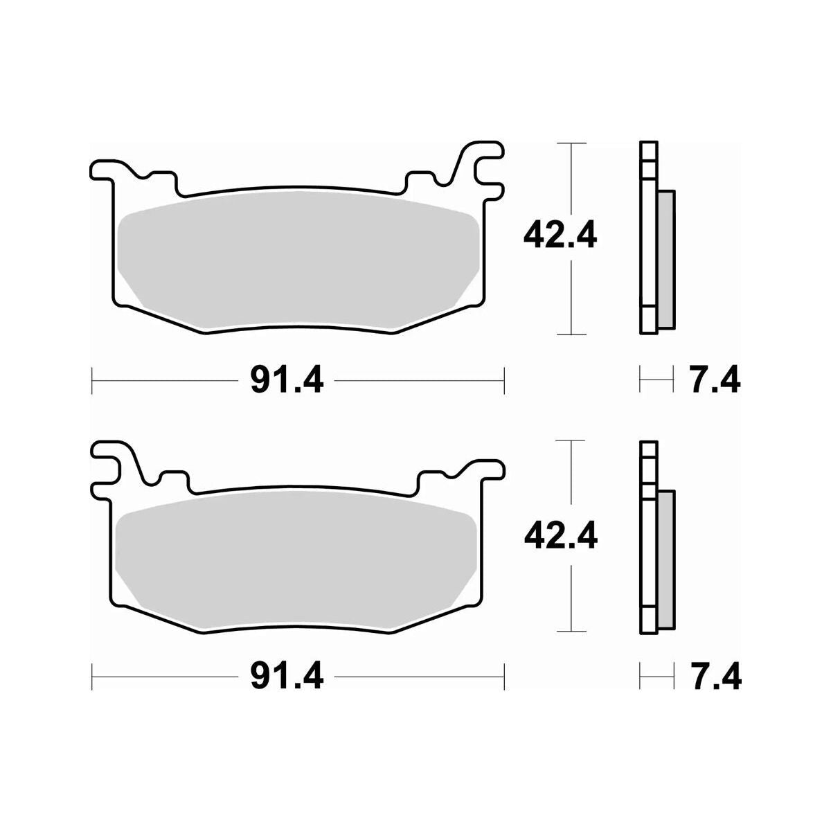 Brembo Z04 / Z03 Brake Pads for Hypure Radial Calipers