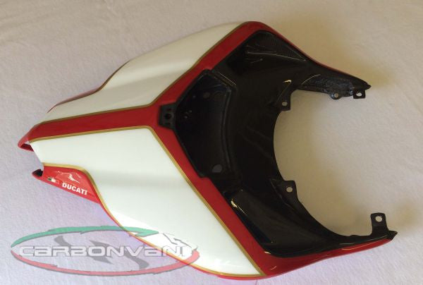 CARBONVANI - DUCATI 1098R & 1198R PAINTED CARBON FIBRE SOLO SEAT ROAD VERSION (2007-13)