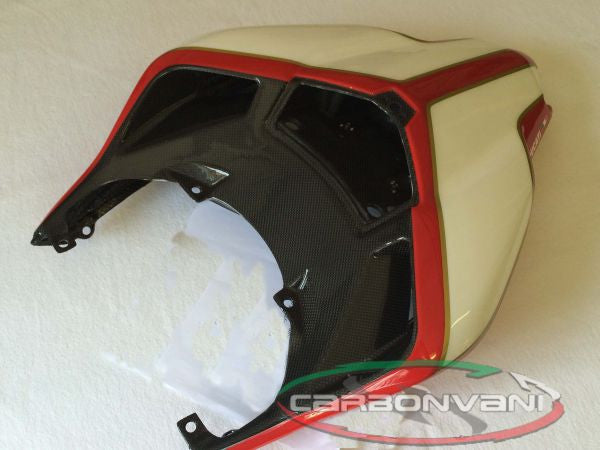CARBONVANI - DUCATI 1098R & 1198R PAINTED CARBON FIBRE SOLO SEAT ROAD VERSION (2007-13)