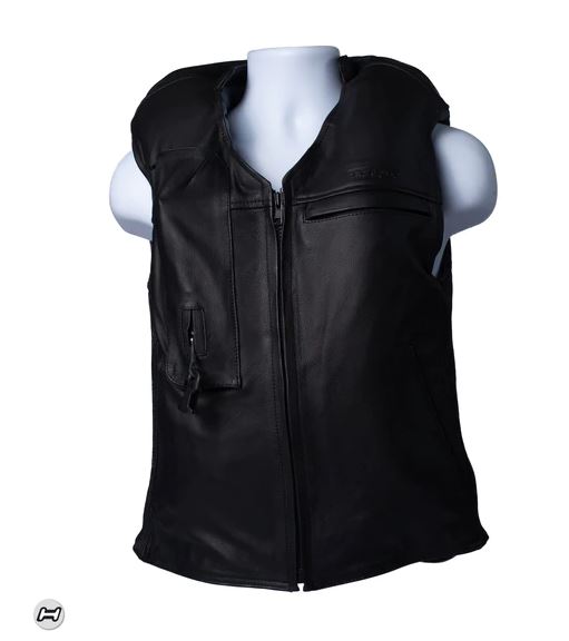 Helite Custom Leather Airbag Vest