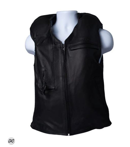 Helite Custom Leather Airbag Vest