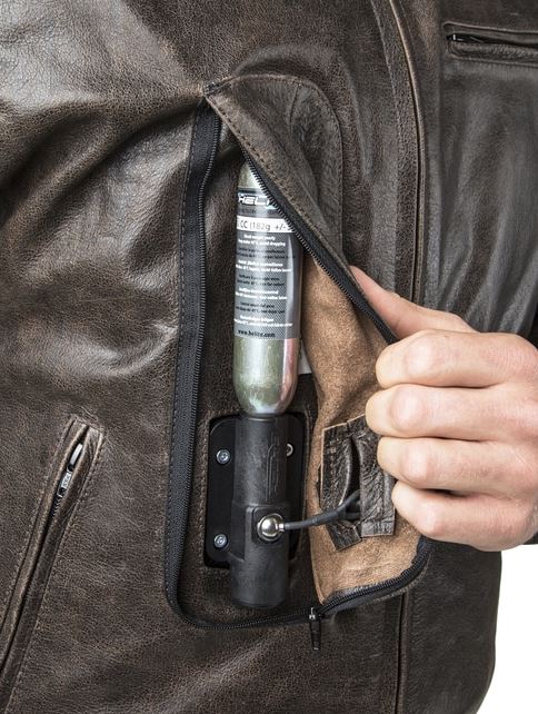 Helite Leather Airbag Jacket